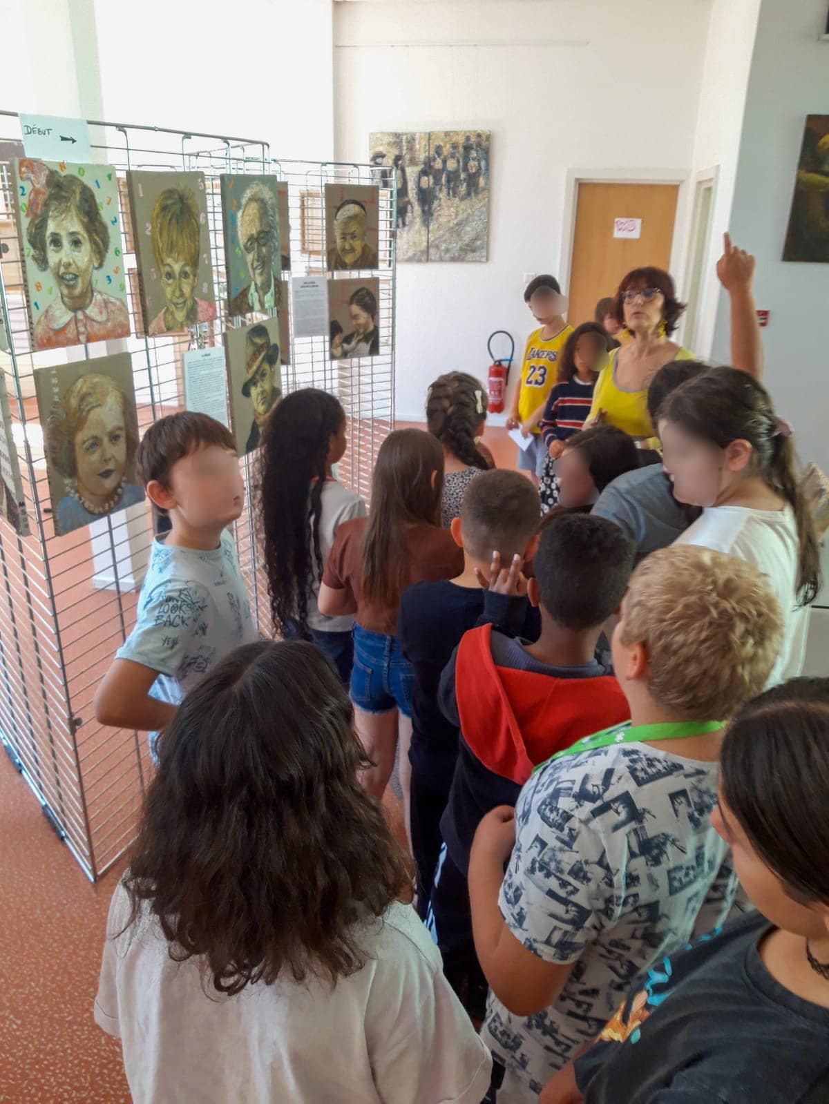 VISITES SCOLAIRES DE L'EXPOSITION. Saverne, Montauban, Nice, Nancy, Strasbourg, Sélestat