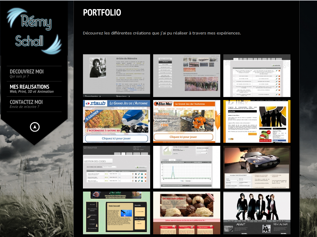 Developpeur Web et Webdesigner - Rémy SCHALL