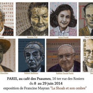 PARIS (75004) Café des Psaumes. Exposition