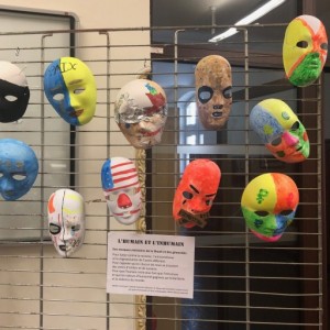STRASBOURG. Lycée international des Pontonniers. Atelier masques 