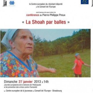 CONSEIL DE L'EUROPE. Journée Internationale de l'Holocauste