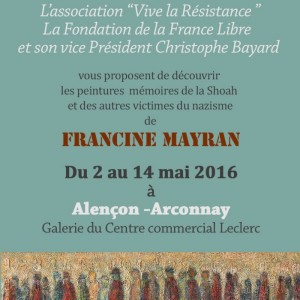 ALENÇON. Avec l'association La France libre. Galerie commerciale Leclerc