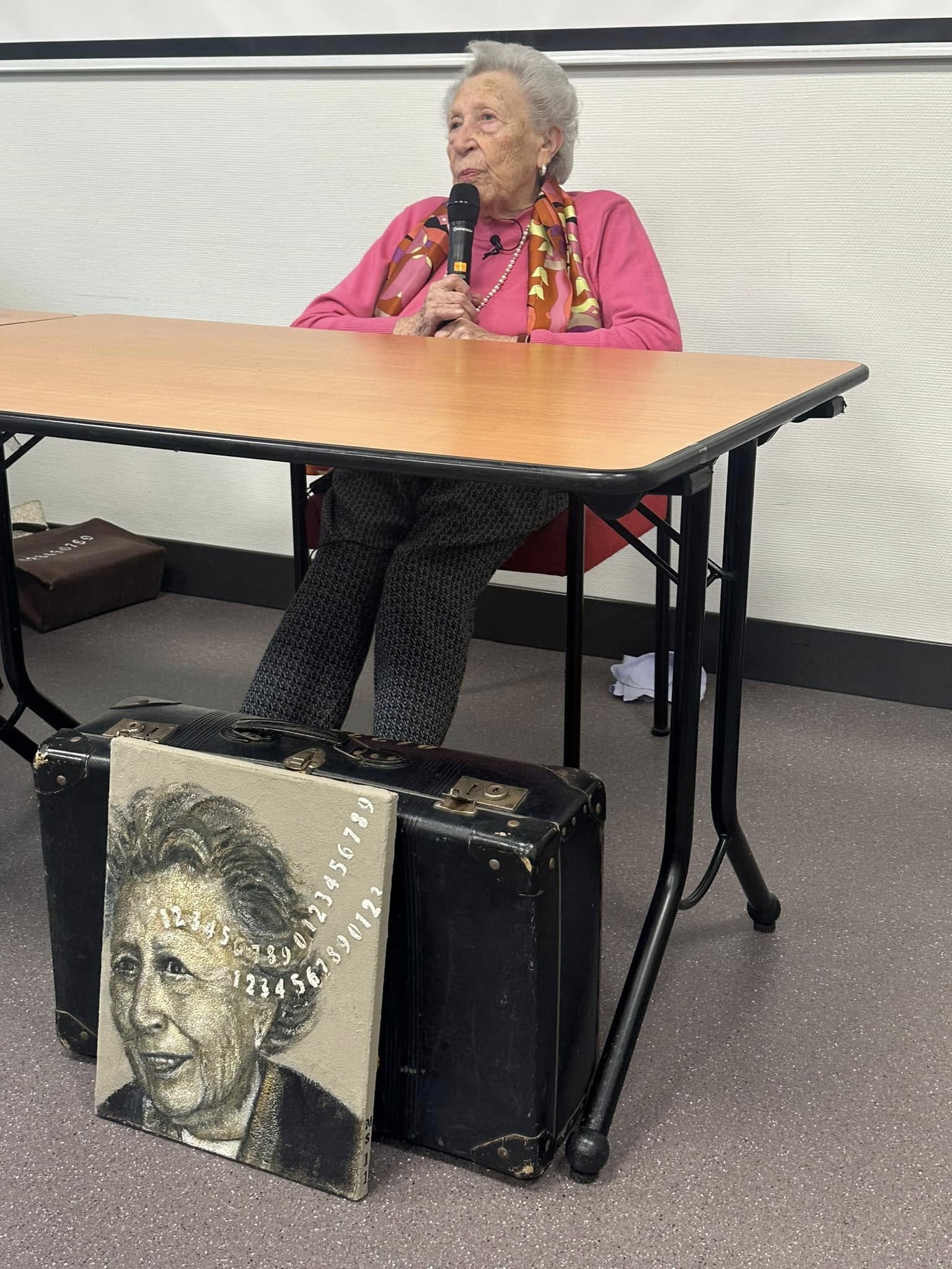 Simone Polak au lycée Pontonnier