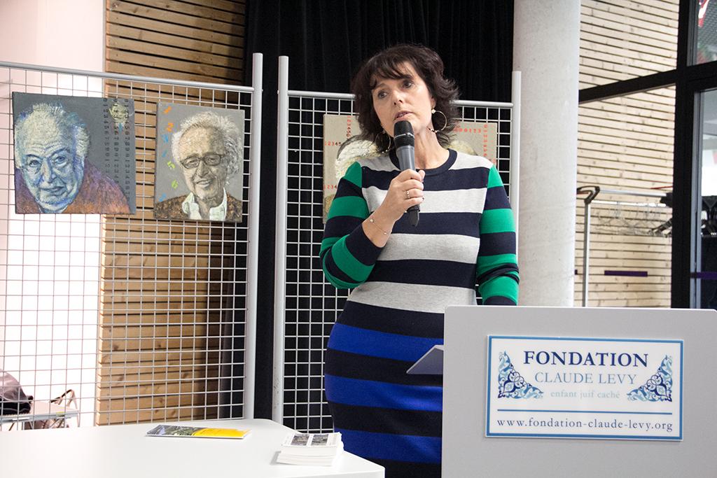2018. Intervention scolaire avec la Fondation Claude levy, enfant juif caché, à l'Ecole Européenne de Strasbourg 