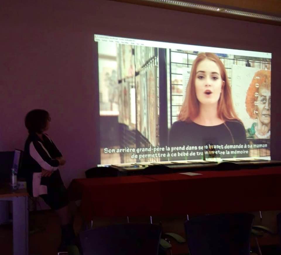 2022. Intervention lycée Kléber à Strasbourg 