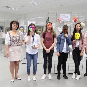 2015-2016. ATELIER MASQUES: L'humain, l'inhumain et le vivre ensemble. Strasbourg. Lycée et CFA Mathis