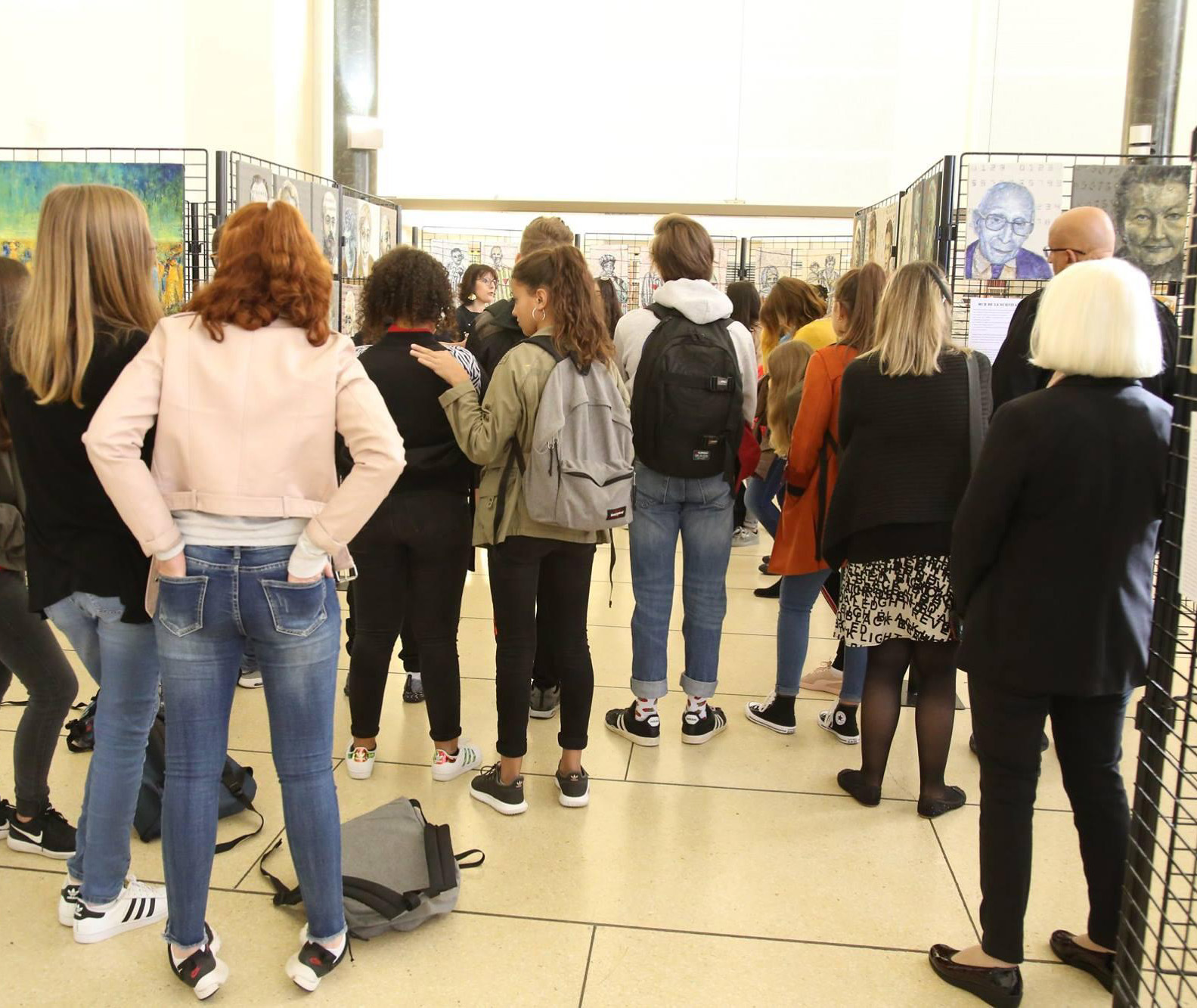 VISITES SCOLAIRES DE L'EXPOSITION. Saverne, Montauban, Nice, Nancy, Strasbourg, Sélestat