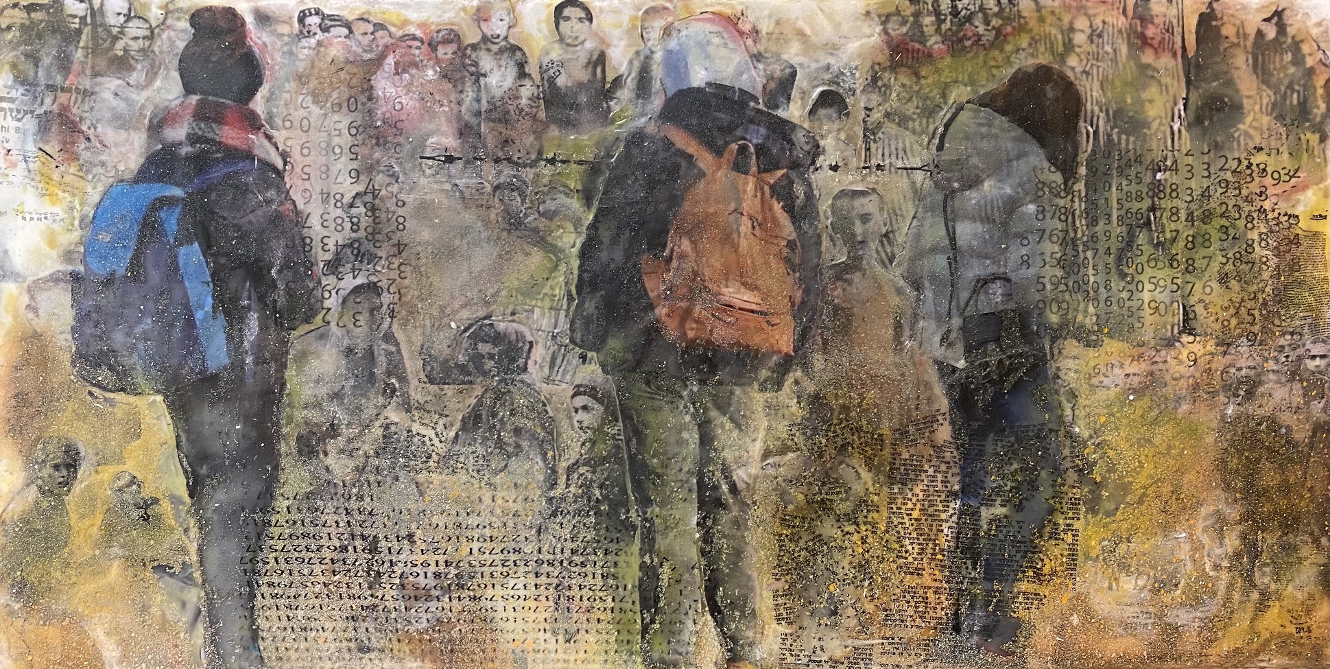 PORTEURS DE MEMOIRE. PLEXIGLASS. 2020-2021